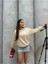 Düz Renk Kadın Sweatshirt 1