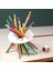 Çocuklar Ahşap Çubuklar Sabit Istifleme Bulmaca Oyuncakları Montessori Renk Yapı Taşları Denge Oyunları Eğitim Oyuncakları Sabır Eğitimi (Yurt Dışından) 1