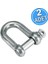 Marine Galvanizli Zincir Kilidi 6mm 2 Adet 1
