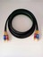 Amfi Rca Kablosu - Özel Yapım %100 Bakır Ofc Rca Ses Aktarım Kablosu - 2 Metre 2