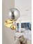 Larin Tekli Gold Füme Glop Camlı Aplik 1