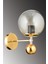 Larin Tekli Gold Füme Glop Camlı Aplik 5