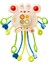 Montessori Duyusal Geliştirme Bebek Oyuncakları Çekme String Finger Kavrama Eğitimi Erken Öğrenme Eğitim Oyuncakları 6-24 Ay Babycolor: Pxlll-02 (Yurt Dışından) 1
