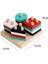 Montessori Toys Bebek Ahşap Silindir Kavusu Boncuk Labirent Yürümeye Başlayan Çocuklar Için Erken Öğrenme Eğitim Bulmacası 1 2 3 Yıl Renk: AW153 (Yurt Dışından) 1
