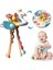 Etkinlik Geliştirme Çekme Oyuncaklar Silikon Diş Çıkarma Çıngırak Eğitimsel Öğrenme Oyuncak Bebek Duyusal Montessori Oyuncakları 6 12 Ay Renk: Kuğu Rastgele Renk (Yurt Dışından) 1
