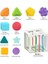 Bebek Şekli Sıralama Oyuncakları Çocuklar Montessori Eğitim Oyuncakları Fine Motor Beceri Çekimi Için Elastik Bantlar ile Renkli Duyusal Küp Oyuncakları: Gökkuşağı Küpü (Yurt Dışından) 1
