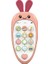 Bebek Telefon Oyuncakları Müzik Ses Telefon Uyku Oyuncakları ile Teether Simülasyonlu Telefon Bebek Bulmaca Erken Eğitim Oyuncak Çocuk Hediyeleri Renk: Turp-Pembe (Yurt Dışından) 1