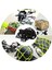 Motosiklet Kask Filesi – 6 Kanca | Neon Turuncu | 1 Metre Esneyebilir 4
