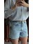 Şehir Boy Denim Mavi Şort 3
