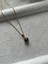 8 mm Terahertz Taşı Altın Kaplama Kolye 1