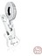 Gitar Sallantılı Gümüş Charm 2