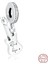 Gitar Sallantılı Gümüş Charm 3
