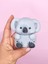 Koala Squishy Tüylü Gri Koala Yumuşacık (9x9 Cm) Sukuşi - Gri 4