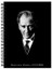 Keskin 17*24 80 Yp.kar.spr. Sert Kar.kap.atatürk Defter - Atatürk 1