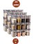 Kare Erzak Saklama Kabı 24'lü Set, Gıda Baharat Bakliyat Saklama Kabı Orta Boy 24X(1,3 Lt) 2
