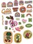 Estetik Vintage Serisi 4 Sayfa Sticker 3