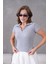 Polo Yaka Büzgü Detay Kısa Kol Slim Fit Kaşkorse Basic T-Shirt 4