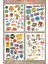Pastel Vintage - Retro Serisi 16 Sayfa Sticker 4