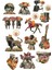 Sticker Elbiseli Horoz Estetik Vintage - Retro Serisi 6 Sayfa 4