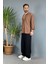 Modal Kumaş Bağcıklı Baggy Pantolon 2