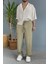 Modal Kumaş Bağcıklı Baggy Pantolon 3