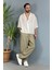 Modal Kumaş Bağcıklı Baggy Pantolon 4