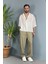 Modal Kumaş Bağcıklı Baggy Pantolon 5