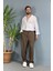 Modal Kumaş Bağcıklı Baggy Pantolon 5