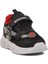 Ruffon 2520 B Siyah-Kırmızı Çocuk Hafif Esnek Spor Ayakkabı 1