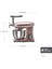 Multichef Stand Mikser Rosegold 1900W 5,5 Lt (Kıyma Çekme /Sucuk-Sosis/İçli Köfte Aparatlı) 2