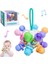 Montessori 0-12 Ay Bebek Duyusal Çıngıraklı Oyuncaklar, Aktivite Geliştirme Silikon Oyuncakları Kavrama, Doğum Günü Noel Hediyesi: Çıngırak Teter (Yurt Dışından) 1