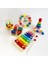 Montessori Ahşap Oyuncaklar Bebek Eğitim Oyuncak Çocukluk Öğrenme Çocuklar Bebek Renkli Ahşap Bloklar Noel Hediyesi Hediyesi: B-5pcs Tam Set (Yurt Dışından) 1