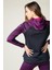 SlimFit Kadın Kapşonlu Uzun Kol Lacivert Tracktop 815015 2