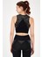 SlimFit Kadın Bisiklet Yaka Kolsuz Siyah Bra 813054 2