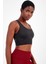 Maraton SlimFit Kadın Bisiklet Yaka Kolsuz Siyah Bra 813047 3