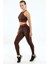 Maraton SlimFit Kadın Bisiklet Yaka Kolsuz Kiremit Bra 813076 4