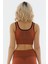 SlimFit Kadın Bisiklet Yaka Kolsuz Bakır Bra 813055 2