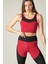 SlimFit Kadın Atlet Yaka Kolsuz Kırmızı Bra 18513 1