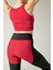 SlimFit Kadın Atlet Yaka Kolsuz Kırmızı Bra 18513 2