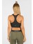 SlimFit Kadın Atlet Yaka Kolsuz Siyah Bra 17681 2