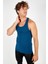 SlimFit Erkek Atlet Yaka Kolsuz Petrol Atlet 824009 3