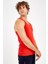 SlimFit Erkek Atlet Yaka Kolsuz Kırmızı Atlet 824009 4