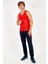 SlimFit Erkek Atlet Yaka Kolsuz Kırmızı Atlet 824009 5