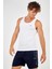 SlimFit Erkek Atlet Yaka Kolsuz Beyaz Atlet 824009 3