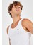 SlimFit Erkek Atlet Yaka Kolsuz Beyaz Atlet 824009 5