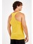SlimFit Erkek Atlet Yaka Kolsuz Sarı Atlet 824009 2