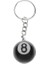 Moda Yaratıcı Bilardo Bilardo Anahtarlık Masa Topu Anahtarlık Şanslı Siyah No.8 Anahtarlık 25MM Reçine Top Takı Hediye (Yurt Dışından) 1