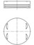 Mahle 831300 Piston 84.00MM Std E46 330 Cı-Xı E39 530I E65 E66 E67 730I E83×3 E53×5 3.0ı 00- M54B30 1