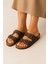 Birkenstocs Unisex Ortopedik Tabanlı Terlik Çift Bantlı Tokalı Günlük Rahat Ev & Dışarı Terliği 1