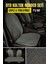 Seat Arosa Ecarteks Terletmez Cepli Kaymaz Keten Oto Kılıf-Minder (7 Parça-Gri) 2